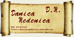 Danica Medenica vizit kartica